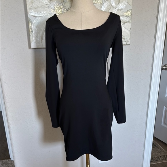 Express Dresses & Skirts - Express Black Body Contour Dress sz S
